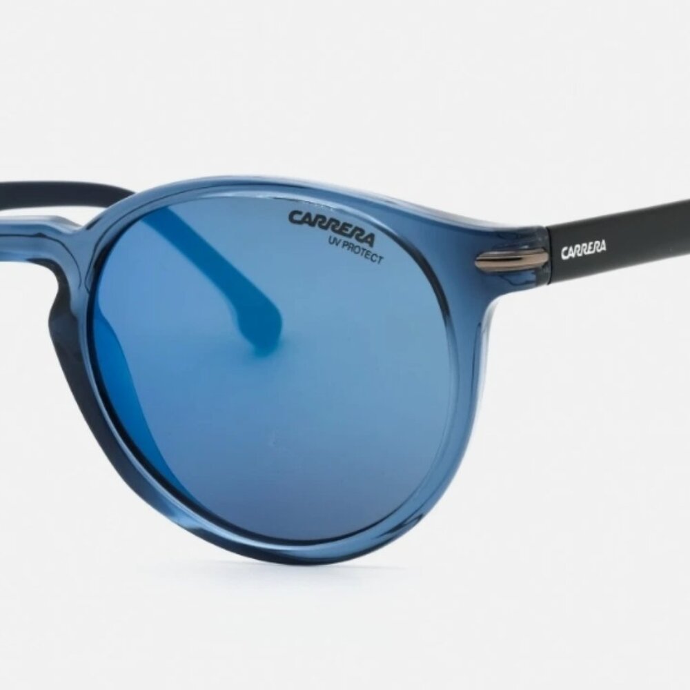 Carrera Unisex Sunglasses Blue Round Full Rim Frame CARRERA 301/S 0PJP XT